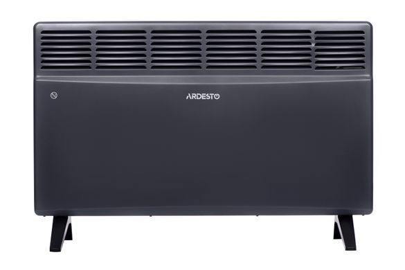 ARDESTO Конвектор електричний CH-2000MCA, 2000 Вт, 20 м2, закритий нагрів. елемент, IP24, мех. керування, антрацит матовий CH-2000MCA фото