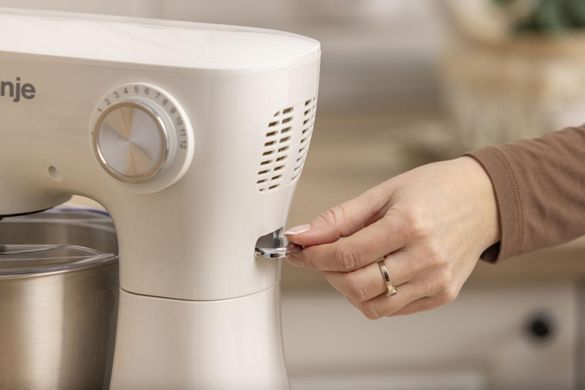 Gorenje Кухонна машина Gorenje 800Вт, чаша-метал, корпус-пластик, насадок-3, білий MMC800WS фото
