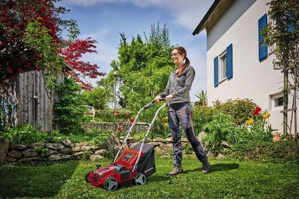 Einhell Аератор-скарифікатор акумуляторний GE-SA 36/35 Li - Solo 36В 35см безщітковий ножи 16шт 11.31кг (без АКБ та ЗП) 3420685 фото