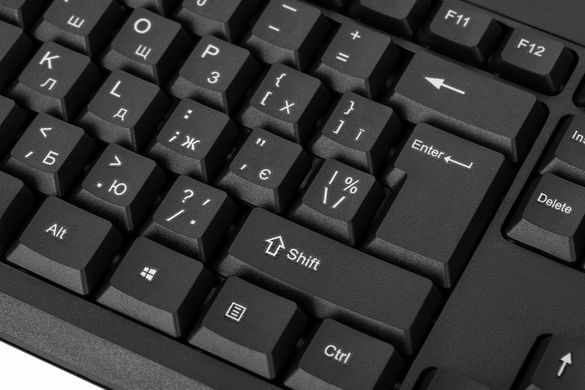 2E Комплект MK401 USB EN/UKR Black 2E-MK401UB_UA фото