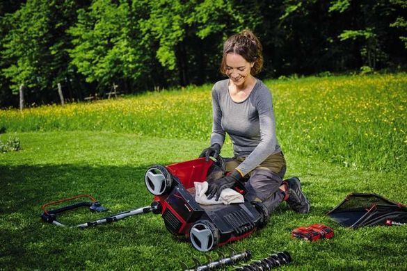 Einhell Аератор-скарифікатор акумуляторний GE-SA 36/35 Li - Solo 36В 35см безщітковий ножи 16шт 11.31кг (без АКБ та ЗП) 3420685 фото