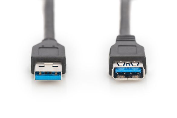 Digitus Кабель USB 3.0 (AM/AF) 3.0м, чорний AK-300203-030-S фото