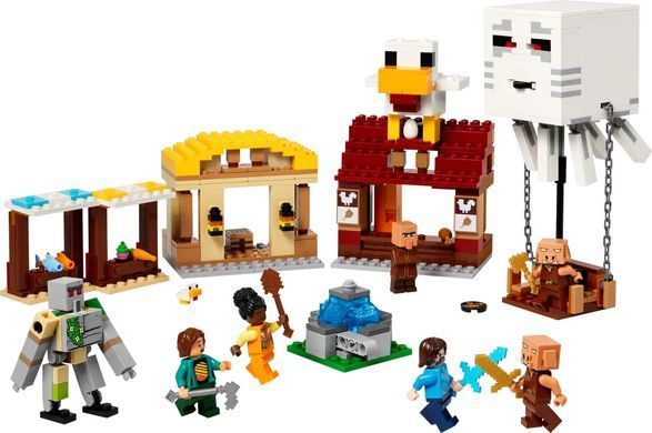 LEGO Конструктор Minecraft Напад на село з повітряною кулею Ґаст 21273 фото