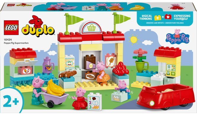 LEGO Конструктор DUPLO Peppa Pig Супермаркет Пеппы 10434 фото