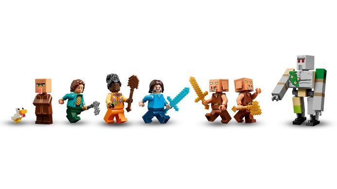 LEGO Конструктор Minecraft Напад на село з повітряною кулею Ґаст 21273 фото