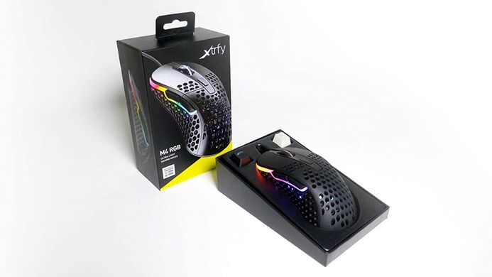 Миша Xtrfy M4 RGB USB Black XG-M4-RGB-BLACK фото