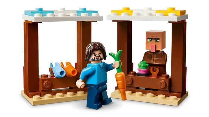 LEGO Конструктор Minecraft Напад на село з повітряною кулею Ґаст 21273 фото