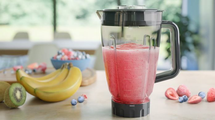 Philips Блендер стационарный Series 5000, 1000Вт, чаша-2000мл, серый