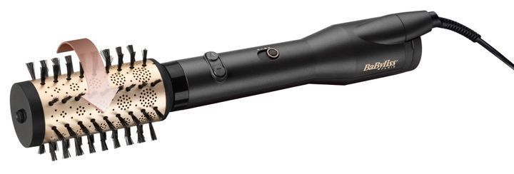 BaByliss Фен-щітка, 650Вт, 2 режими, хол. обдув, кераміка, чорний AS970E фото