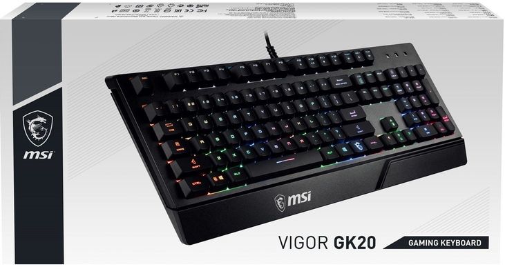 Геймерская клавиатура MSI Vigor GK20 UA S11-04UA208-CLA VIGOR_GK20_UA фото