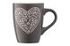Чашка Ardesto Heart, 330 мл, темно-сіра, кераміка 4 - магазин Coolbaba Toys