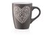 Чашка Ardesto Heart, 330 мл, темно-сіра, кераміка 1 - магазин Coolbaba Toys
