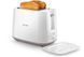 Philips Тостер Daily Collection, 830Вт, пластик, крышка от пыли, белый