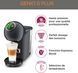 Krups Кофеварка капсульная Dolce Gusto Genio S Plus, 1,8л, капсулы, сенсорное управл., темно-серый 2 - магазин Coolbaba Toys
