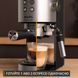 Krups Krups coffeee maker carob Virtuoso+ Tamping System 1l, hand capuchino maker, 15 bar, grey 3 - магазин Coolbaba Toys
