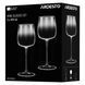 ARDESTO Wine glasses set Black Mars 410ml, 2pcs, glass, grey 5 - магазин Coolbaba Toys