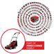 Einhell Аератор-скарифікатор акумуляторний GE-SA 36/35 Li - Solo 36В 35см безщітковий ножи 16шт 11.31кг (без АКБ та ЗП) 16 - магазин Coolbaba Toys