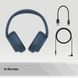 Sony Навушники Over-ear WH-CH720N BT 5.2, ANC, SBC, AAC, Wireless, Mic, Синій 2 - магазин Coolbaba Toys