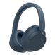 Sony Наушники Over-ear WH-CH720N BT 5.2, ANC, SBC, AAC, Wireless, Mic, Синий 1 - магазин Coolbaba Toys