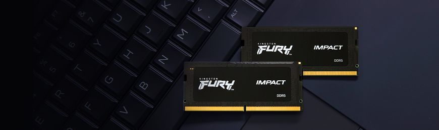 Kingston Память ноутбука DDR5 16GB 5600 FURY Impact PnP KF556S40IB-16 фото