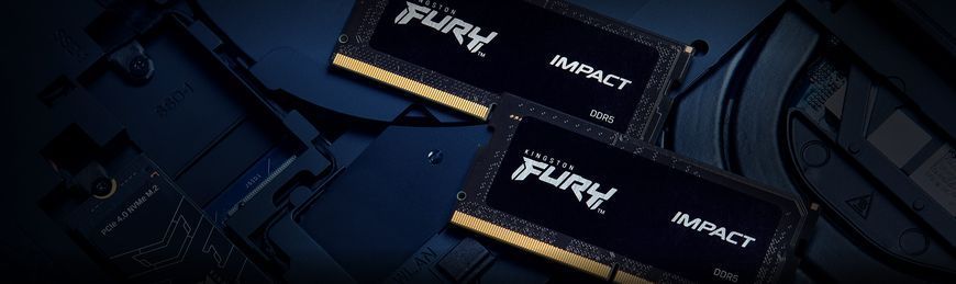 Kingston Память ноутбука DDR5 16GB 5600 FURY Impact PnP KF556S40IB-16 фото