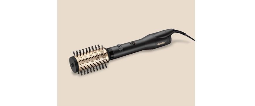BaByliss Фен-щітка, 650Вт, 2 режими, хол. обдув, кераміка, чорний AS970E фото