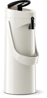 Tefal Термос Ponza Pump, 1.9л, пластик, скло, білий K3140214 фото