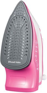 Russell Hobbs Утюг Light&Easy Pro, 2600Вт, 240мл, паровой удар -130гр, постоянный пар - 40гр, керам. подошва, бело-розовый 26461-56 фото