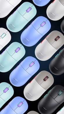 Cherry Xtrfy Миша M8 WIRELESS Frosty Mint M8W-RGB-MINT фото