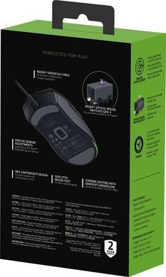 Razer Миша Cobra, RGB, USB-A, чорний RZ01-04650100-R3M1 фото