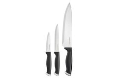 Набір ножів Ardesto Gemini Gourmet 3 пр., чорний, нержавіюча сталь, пластик AR2103BL фото
