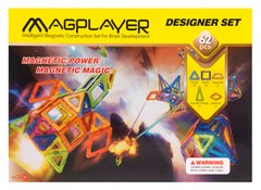 MagPlayer Конструктор магнитный 62 ед. (MPB-62) MPB-62 фото