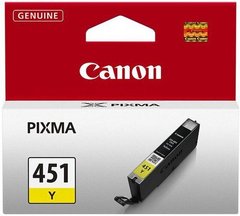 Картридж Canon CLI-451Y XL (Yellow) PIXMA MG5440/MG6340 6475B001 фото