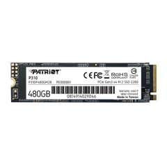 Patriot Накопичувач SSD M.2 480GB Patriot PCIe 3.0 P310 P310P480GM28 фото