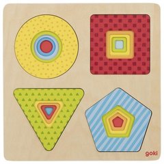 Пазл багатошаровий goki Геометричні фігури 57705G - купити в інтернет-магазині Coolbaba Toys