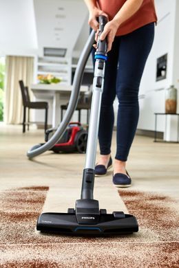 Philips Пылесос контейнерный PowerPro Expert, 900Вт, конт пыль -2л, НЕРА, черно-красный FC9729/09 фото