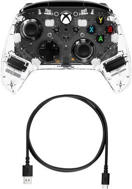 HyperX Геймпад Clutch Gladiate RGB, Xbox, PC, USB-A, прозрачный 7D6H2AA фото