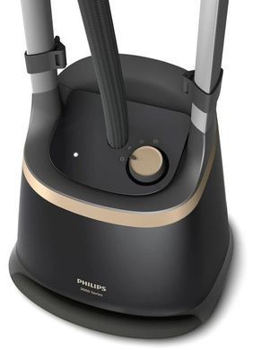 Philips Отпариватель вертикальный 3000 Series, 2000Вт, 2000мл, постоянный пар - 40гр, стойка,вешалка, керам. подошва, черный STE3170/80 фото
