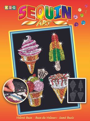 Набор для творчества Sequin Art ORANGE Мороженое SA1504 фото