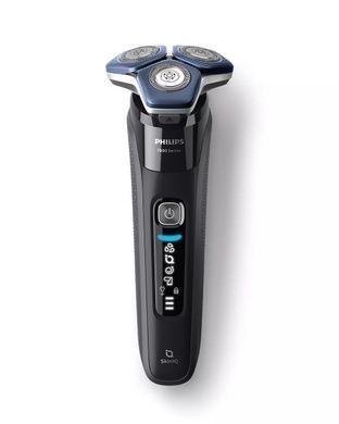 Philips Бритва електр. роторна Series 7000, бритв.головок-3, Li-Ion, сух.+волог., тример, чорний S7886/58 фото