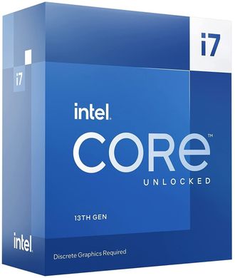 Центральний процесор Intel Core i7-13700KF 16C/24T 3.4GHz 30Mb LGA1700 125W w/o graphics Box BX8071513700KF фото