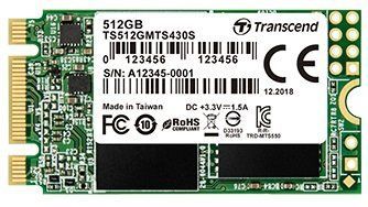 Transcend Накопичувач SSD M.2 256GB SATA MTS430S TS256GMTS430S фото