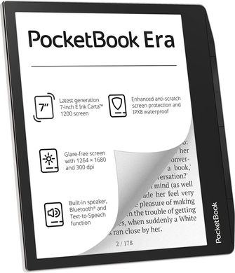Електронна книга PocketBook 700, Stardust Silver PB700-U-16-WW фото