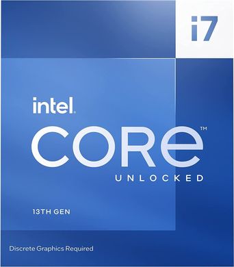 Центральний процесор Intel Core i7-13700KF 16C/24T 3.4GHz 30Mb LGA1700 125W w/o graphics Box BX8071513700KF фото