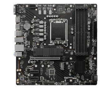 MSI Материнcкая плата PRO B760M-P DDR4 s1700 B760 4xDDR4 M.2 HDMI DP D-Sub mATX 911-7E02-029 фото