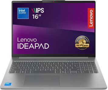 Lenovo Ноутбук Lenovo IdeaPad Slim 5-16IRH10 16" WUXGA AG, Intel i5-13420H, 32GB, F1TB, UMA, DOS, сірий 83HS008NRA фото