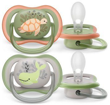 AVENT ПУСТУШКА ULTRA AIR 6-18МІС, ОРТОДОНТИЧНА, 2ШТ, ДЛЯ ХЛОПЧИКІВ SCF085/60 фото