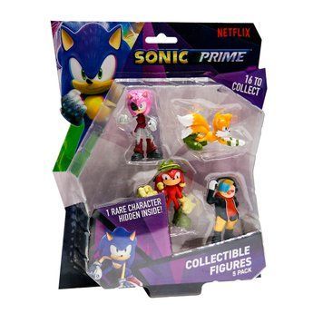 Набор игровых фигурок SONIC PRIME &ndash; ПРИКЛЮЧЕНИЯ НАКЛЗА (5 фигурок, 6,5 cm) SON2040B фото