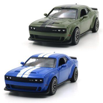 Автомодель - DODGE CHALLENGER SRT JAILBREAK 2022 (синий, зеленый) 250949 фото