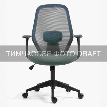 2E Крісло 2E OC110, тканина, фіксовані підлокітники, темно-зелений 2E-OC110-GREEN фото